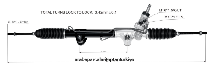 DODGE/CHRYSLER hidrolik direksiyon kremayeri 52109984ah 97390 1020219 52109970aa 22-389 2PR04D2792 - Honda Motosiklet Yedek Parçaları