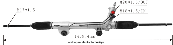 DODGE/CHRYSLER hidrolik direksiyon kremayeri 55366-383ad-ae 2PR04D2783 - Izmir Motosiklet Yedek Parçaları