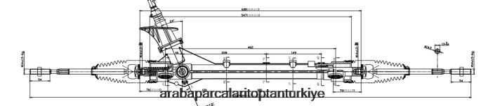 CHEVROLET hidrolik direksiyon kremayeri 908750396 2PR04D2708 - Araba Parcalari Türkiye