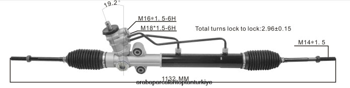 CHEVROLET hidrolik direksiyon kremayeri 95209431 96952196 96451425 96852935 95961360 96442383 96407342 2PR04D2691 - Konya Motosiklet Yedek Parçaları