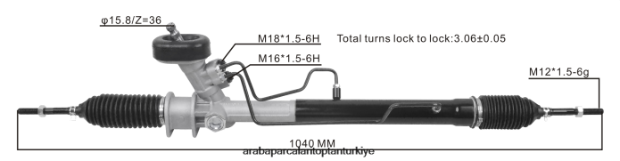 CHEVROLET hidrolik direksiyon kremayeri 96425091 96535298 96535300 96806653 95918422 96468863 96425092 96425093 96535296 2PR04D2683 - Izmir Motosiklet Yedek Parçaları