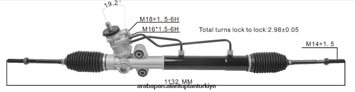 CHEVROLET hidrolik direksiyon kremayeri 96442387 96384060 2PR04D2692 - Honda Motosiklet Yedek Parçaları