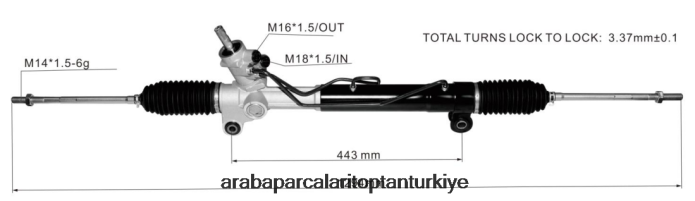 CHEVROLET hidrolik direksiyon kremayeri 96626519 96626518 04817547 96626520 2PR04D2706 - Araba Parçaları Toptan Satış