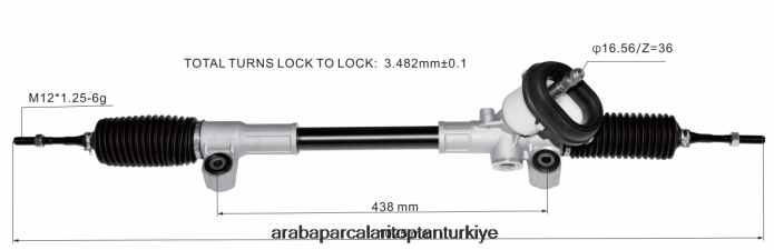 DAIHATSU hidrolik direksiyon kremayeri 48001-4la0b 48001-8ga1a 48001-4la1b 2PR04D2810 - Motosiklet Yedek Parçaları