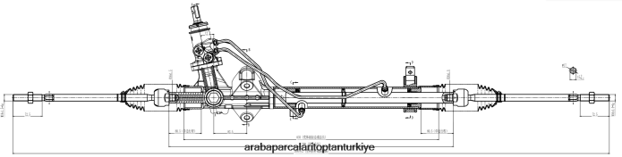 GAZ hidrolik direksiyon rafı a21r23-3400014 2PR04D2845 - Araba Parçaları Fiyatları
