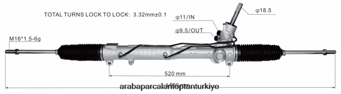 LAND ROVER hidrolik direksiyon rafı lr005939 2PR04D2835 - Araba Parçaları Fiyatları
