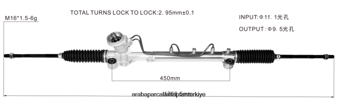 FORD hidrolik direksiyon kremayeri 3l8z-3504-darm yl8z-3504-kbrm 2PR04D2672 - Honda Motosiklet Yedek Parçaları