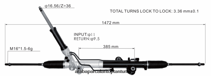 FORD hidrolik direksiyon kremayeri ck413200ae/aj 2PR04D2671 - Konya Motosiklet Yedek Parçaları