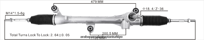 HONDA hidrolik direksiyon kremayeri 53400-t7s-t01 53400-t7a-a03 2PR04D2538 - Araba Parcalari Türkiye