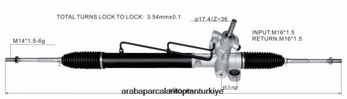 HONDA hidrolik direksiyon kremayeri 53601-slj-053 53601-slj-013 2PR04D2541 - Konya Motosiklet Yedek Parçaları