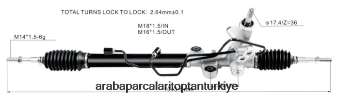 HONDA hidrolik direksiyon kremayeri 53601-snb-t02 2PR04D2535 - Araba Parçaları Fiyatları