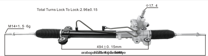 HONDA hidrolik direksiyon kremayeri 53601-swa-q01 2PR04D2537 - Araba Parçaları Toptan