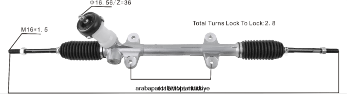 HYUNDAI/KIA hidrolik direksiyon kremayeri 56500-1x500 2PR04D2722 - Honda Motosiklet Yedek Parçaları