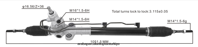 HYUNDAI/KIA hidrolik direksiyon kremayeri 57700-1e100 2PR04D2739 - Araba Parçaları Toptan Türkiye