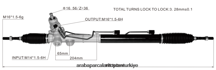 HYUNDAI/KIA hidrolik direksiyon kremayeri 57700-3k230 2PR04D2743 - Izmir Motosiklet Yedek Parçaları