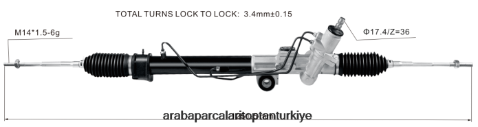 ISUZU hidrolik direksiyon kremayeri 8-97943520-1 2PR04D2606 - Araba Parçaları Toptan Satış