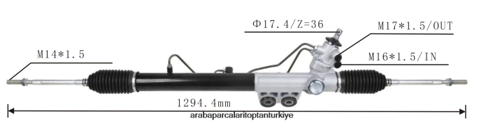 ISUZU hidrolik direksiyon kremayeri 8-97946130-1 2PR04D2604 - Premium Motosiklet Yedek Parçaları