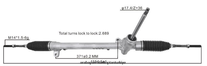 MAZDA hidrolik direksiyon kremayeri db2p32110b 2PR04D2630 - Motosiklet Yedek Parçaları