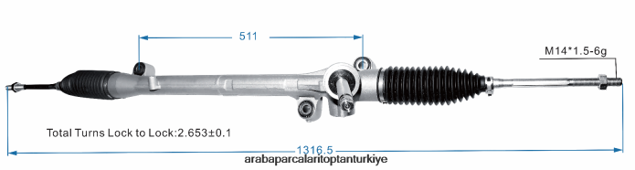 MAZDA hidrolik direksiyon kremayeri k011-32-110m 2PR04D2648 - Araba Parcalari Türkiye