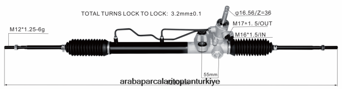 MITSUBISHI hidrolik direksiyon kremayeri 4410a313 2PR04D2558 - Araba Parcalari Türkiye
