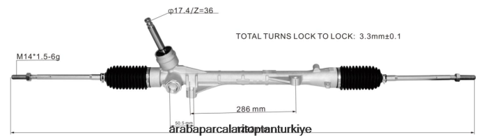 MITSUBISHI hidrolik direksiyon kremayeri 4410a557 2PR04D2550 - Motosiklet Yedek Parçaları