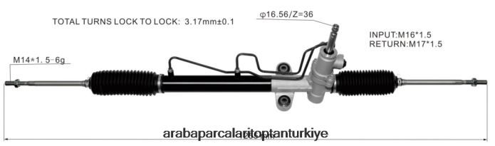 MITSUBISHI hidrolik direksiyon rafı mr961356 2PR04D2547 - Araba Parçaları Toptan