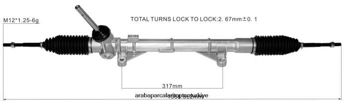 NISSAN hidrolik direksiyon kremayeri 48001-1ka0d 48001-1ka0b 48001-1ka0e 48001-1ka0a 2PR04D2583 - Izmir Motosiklet Yedek Parçaları