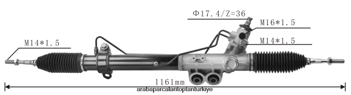 NISSAN hidrolik direksiyon kremayeri 49001-4kd0a 49001-4kd1a 2PR04D2566 - Araba Parçaları Toptan Satış