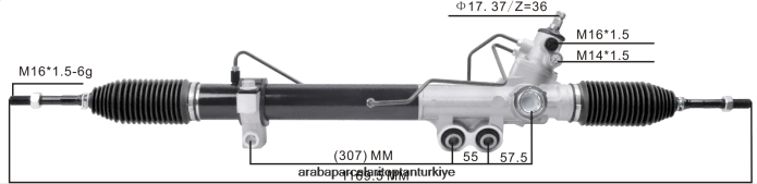 NISSAN hidrolik direksiyon kremayeri 49001-4kh0a 49001-4kh1a 49001-4kd0a 49001-4kd1a 2PR04D2567 - Araba Parçaları Toptan