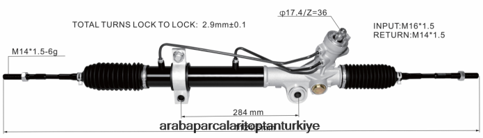 NISSAN hidrolik direksiyon kremayeri 49001-9y200 2PR04D2596 - Araba Parçaları Toptan Satış