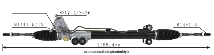 NISSAN hidrolik direksiyon kremayeri 49001-cg101 2PR04D2573 - Izmir Motosiklet Yedek Parçaları