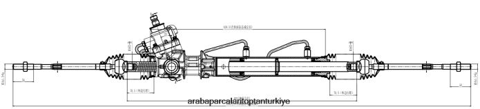 NISSAN hidrolik direksiyon kremayeri 49200-44u05 2PR04D2581 - Konya Motosiklet Yedek Parçaları
