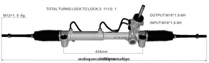 OPEL hidrolik direksiyon kremayeri 93179549 7831985179 13292547 2PR04D2780 - Motosiklet Yedek Parçaları