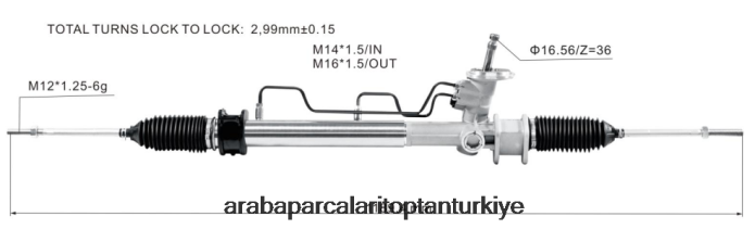 PROTON/PERODUA hidrolik direksiyon kremayeri pw891905 pw825852 2PR04D2651 - Konya Motosiklet Yedek Parçaları