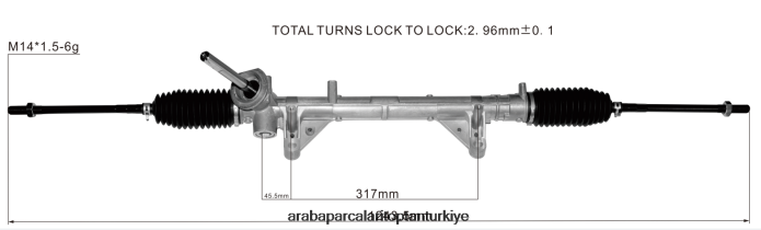 RENAULT hidrolik direksiyon kremayeri 8200124407 8200565645 8200595934 8200124408 2PR04D2808 - Araba Parcalari Türkiye