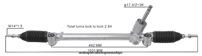 SUZUKI hidrolik direksiyon kremayeri 48580-71l13 2PR04D2620 - Motosiklet Yedek Parçaları