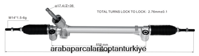 SUZUKI hidrolik direksiyon kremayeri 48580-71l62 48580-71l63 2PR04D2616 - Araba Parçaları Toptan Satış