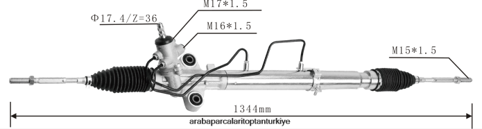 TOYOTA hidrolik direksiyon kremayeri 44200-26501 44200-26550 2PR04D2446 - Araba Parçaları Toptan Satış
