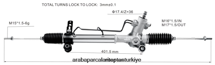 TOYOTA hidrolik direksiyon kremayeri 44200-42110 2PR04D2493 - Izmir Motosiklet Yedek Parçaları