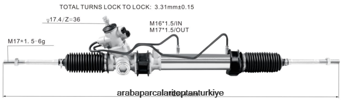 TOYOTA hidrolik direksiyon kremayeri 44250-26040 44200-26341 2PR04D2481 - Konya Motosiklet Yedek Parçaları