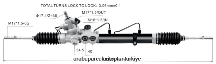 TOYOTA hidrolik direksiyon kremayeri 44250-26220 2PR04D2482 - Honda Motosiklet Yedek Parçaları