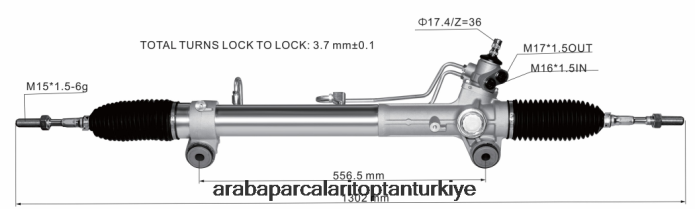 TOYOTA hidrolik direksiyon kremayeri 44250-26600 2PR04D2447 - Araba Parçaları Toptan