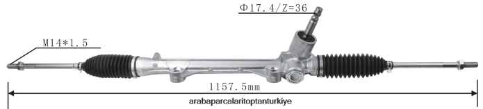 TOYOTA hidrolik direksiyon kremayeri 45502-bz040 2PR04D2504 - Premium Motosiklet Yedek Parçaları