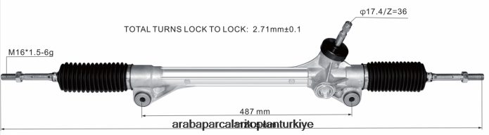 TOYOTA hidrolik direksiyon kremayeri 45510-48020 2PR04D2515 - Araba Parçaları Fiyatları