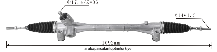 TOYOTA hidrolik direksiyon kremayeri 45510-76010 2PR04D2461 - Konya Motosiklet Yedek Parçaları