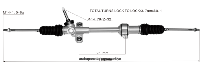 TOYOTA hidrolik direksiyon kremayeri 45510-b4010 2PR04D2498 - Araba Parcalari Türkiye