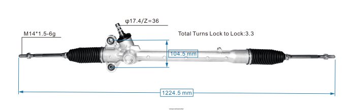 TOYOTA hidrolik direksiyon kremayeri 45510-bz360 2PR04D2501 - Konya Motosiklet Yedek Parçaları