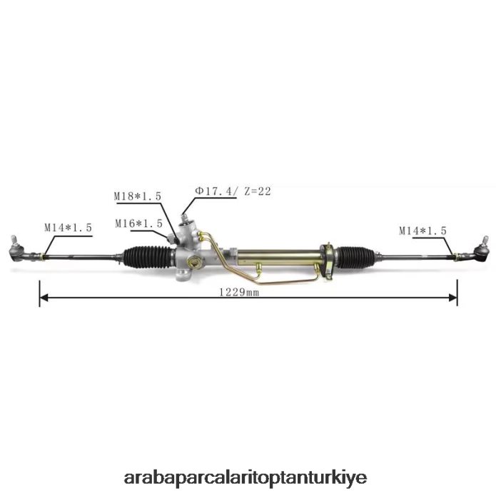 VOLKSWAGEN hidrolik direksiyon kremayeri 1h0422803a 2PR04D1473 - Izmir Motosiklet Yedek Parçaları