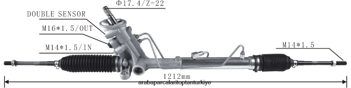 VOLKSWAGEN hidrolik direksiyon kremayeri 6r1423055d 2PR04D2421 - Konya Motosiklet Yedek Parçaları